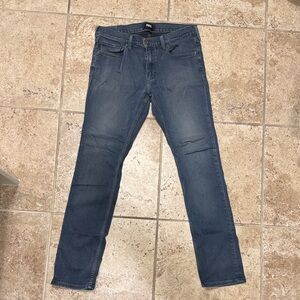PAIGE Men's Federal Blue Slim Straight Jeans 32